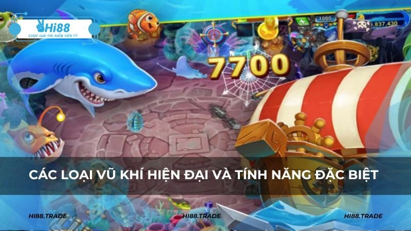 Các loại vũ khí hiện đại và tính năng hiệu ứng vô cùng đặc biệt