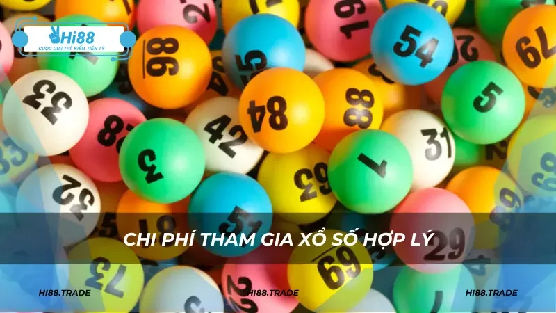 Chi phí tham gia xổ số hợp lý