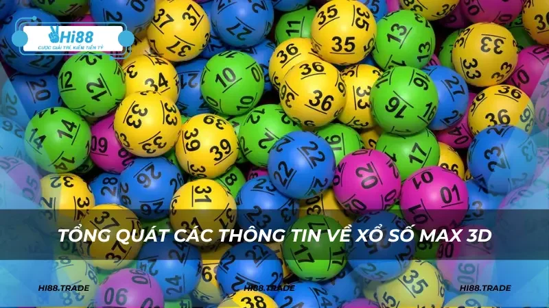 Tổng quát các thông tin về xổ số Max 3D